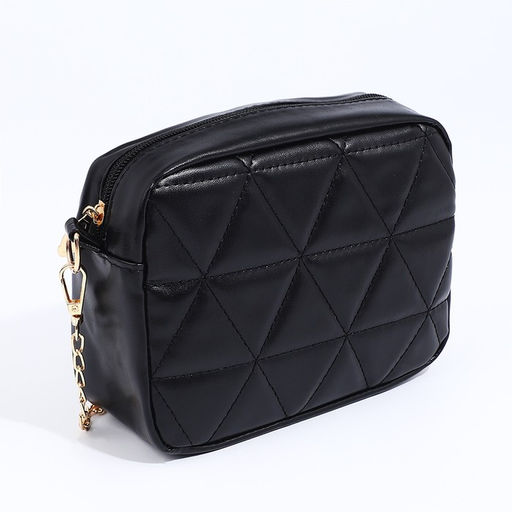 Сумка кросс-боди на молнии, цвет чёрный - Simaland фото 2