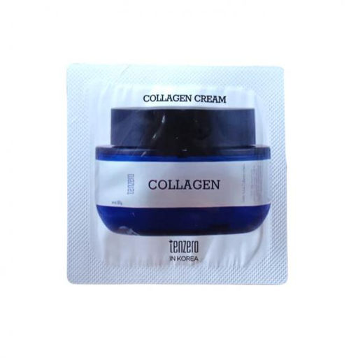 Sample Крем для лица, шеи и зоны декольте с коллагеном увлажняющий TENZERO Deep Aqua Collagen Cream, 1,5g
