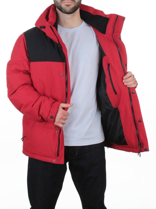 6966 RED Куртка мужская зимняя (200 гр. холлофайбер)