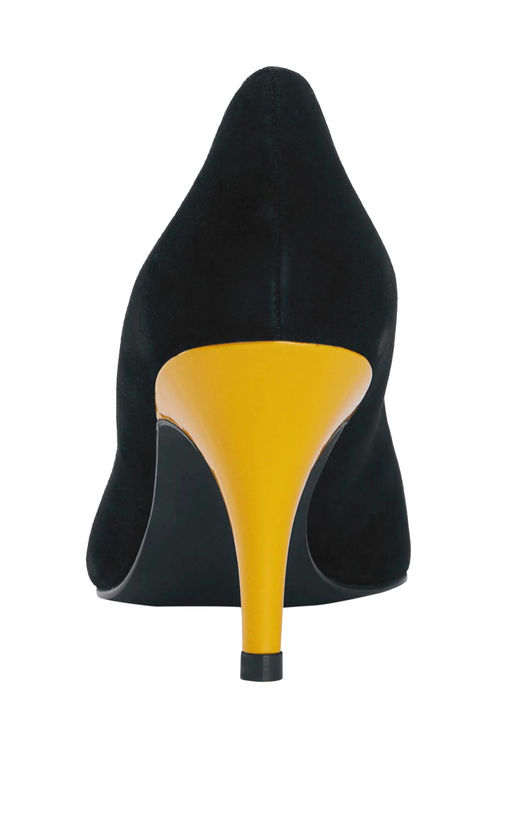 Туфли, черно-желтые - Heine фото 5