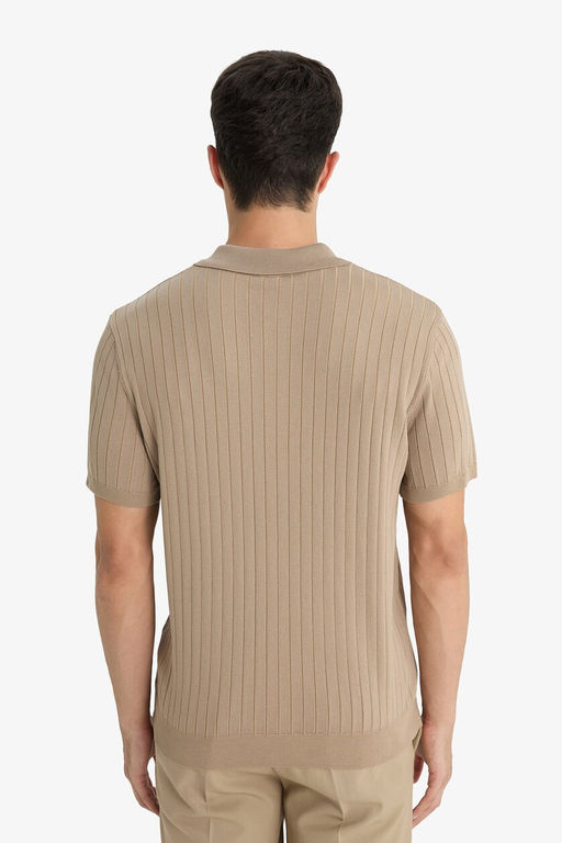 Standart Fit Polo Yaka Triko K_sa Kollu Ti__rt - Defacto фото 6