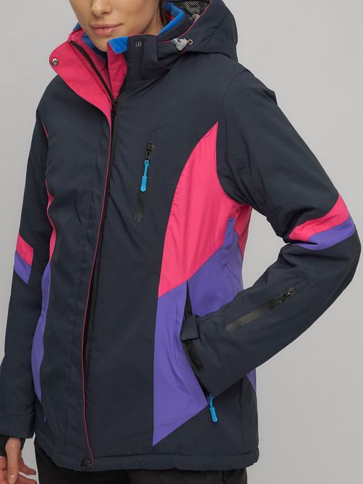 Горнолыжный костюм женский темно-синего цвета 02201TS - Chunmai фото 11