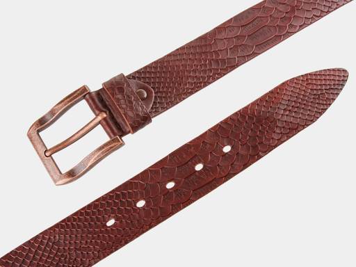 Кожаный мужской джинсовый ремень из натуральной кожи AT40-074