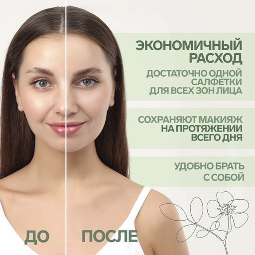 Цена за 3 шт. Матирующие салфетки «Colorful», 50 шт., цвет зелёный