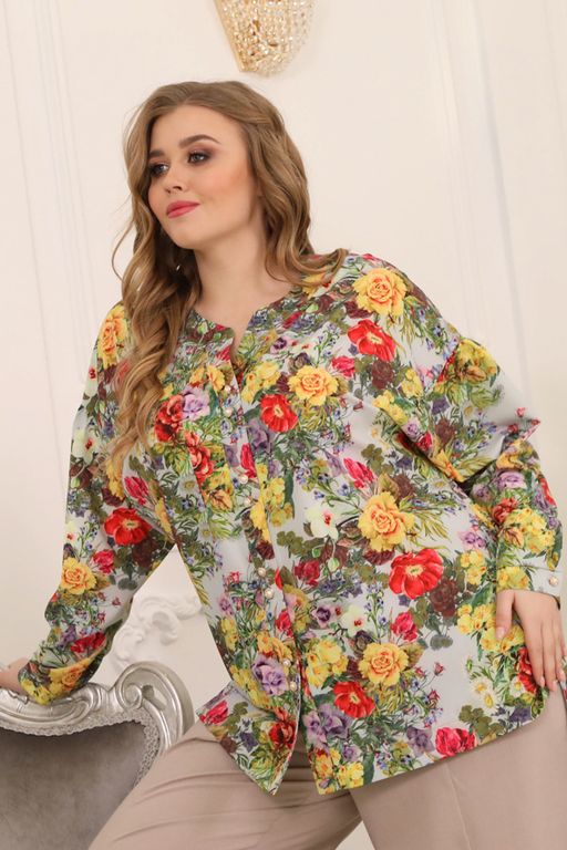 Рубашка М5-4643/7 - Wisell фото 14