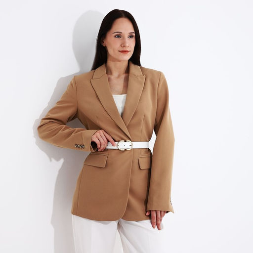 Ремень женский, ширина 3 см, винт, пряжка металл, цвет белый - Simaland фото 3