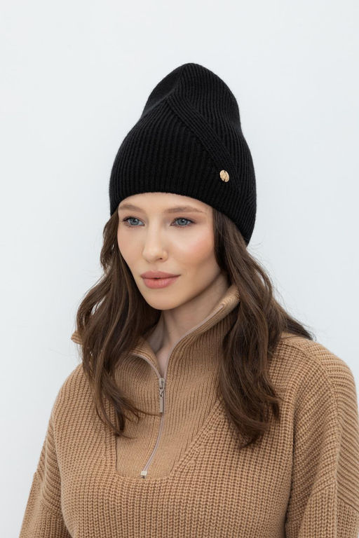 ЕВ 20003/24ш/черный шапка жен