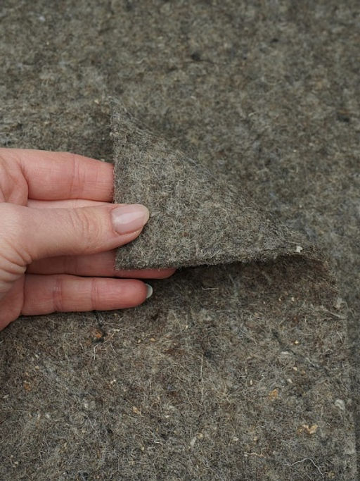 Сукно портяночное войлочное, ш.1.48м, шерсть-100%, 390гр/м.кв - Купава фото 2