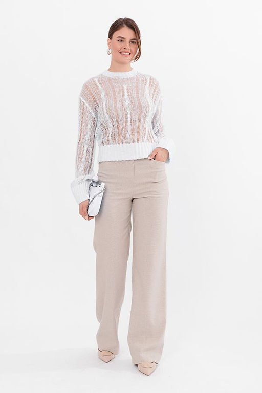 NOBBY, Женские брюки 4230-3 (бежевый лён)