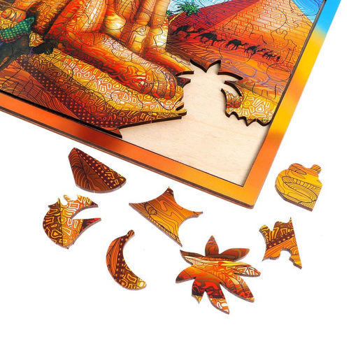 Деревянный пазл Египетский сфинкс с предсказанием - Puzzle фото 3