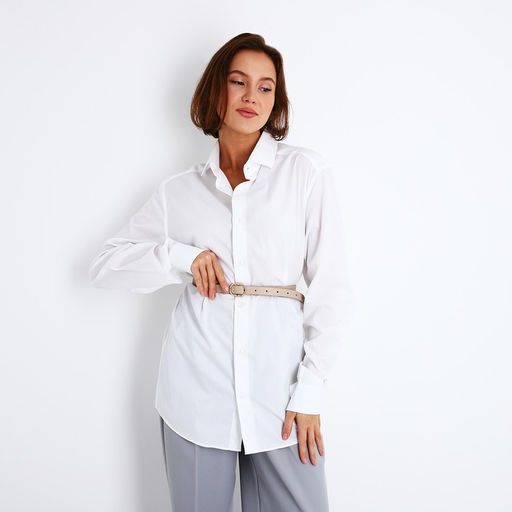 Ремень женский, ширина 2.2 см, пряжка металл, цвет бежевый - Simaland фото 3