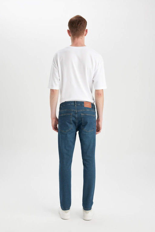 Pedro Slim Fit Джинсовые брюки узкого кроя с нормальной талией и узкими штанинами - Defacto фото 6