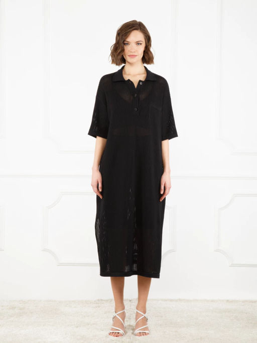 Платье женское ZZ-03010 black - Eleganzza фото 2