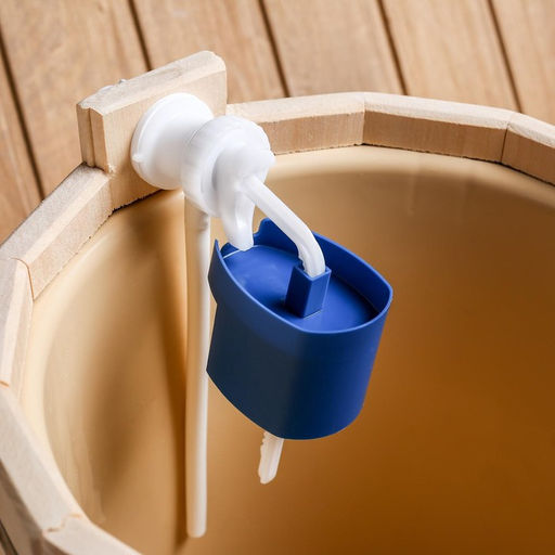 Обливное устройство для бани, 10 л, липа, пластиковая вставка, «Добропаровъ»