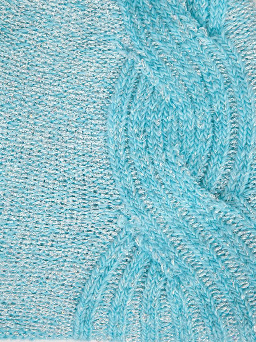 Шапка жен. шерсть+акр LB-N88004 l.blue - Labbra фото 9