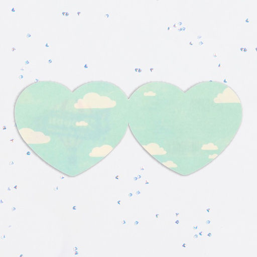 Цена за 10 шт. Валентинка открытка двойная Любви до облаков воздушный шар - Дарим красиво фото 3