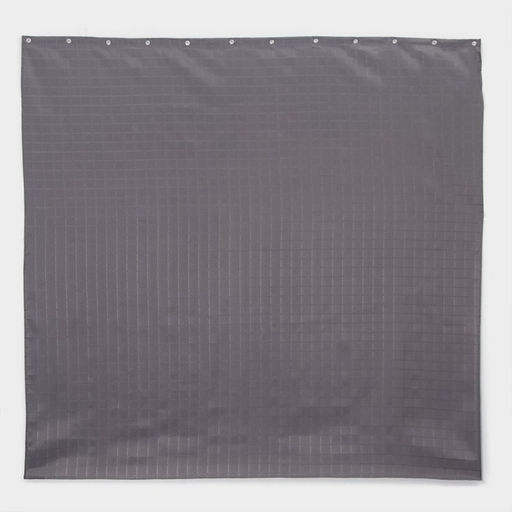 Штора для ванной «Гри Сандре», с люверсами, 180×180 см, полиэстер, коричневая