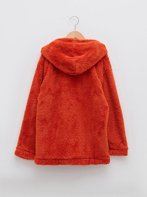 Kap??onlu Basic Uzun Kollu Polar Erkek ?ocuk Sweatshirt - Waikiki фото 2