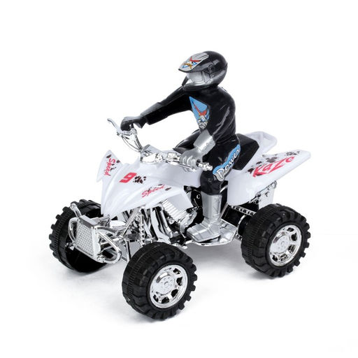 Мотоцикл инерционный Квадрик, с гонщиком, цвета МИКС - Simaland фото 6