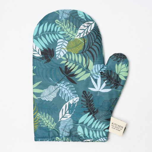 Набор кух. Этель Папоротник: варежка 20х28 см, прихватка 19х19 см, 80% хл, 20% пэ  фото 2