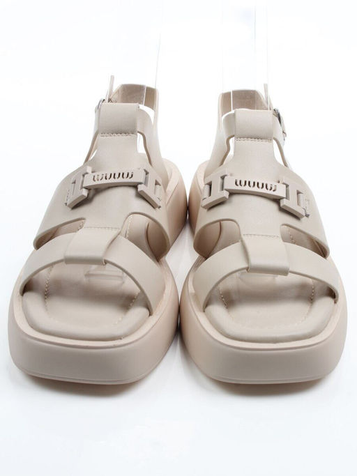 08-PET252-2 LT. BEIGE Босоножки женские (натуральная кожа)