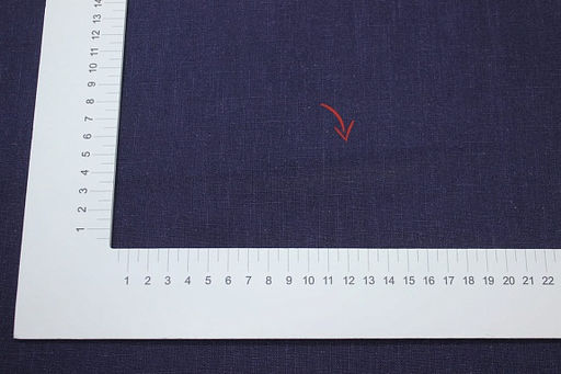 Крапива Рами (Ramie) цв.Чернильно-фиолетовый флер, СОРТ2, ш.1.45м, крапива-100%, 230гр/м.кв - Купава фото 3