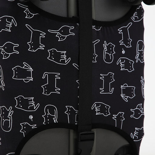 Чехол для чемодана 24, цвет чёрный - Simaland фото 6