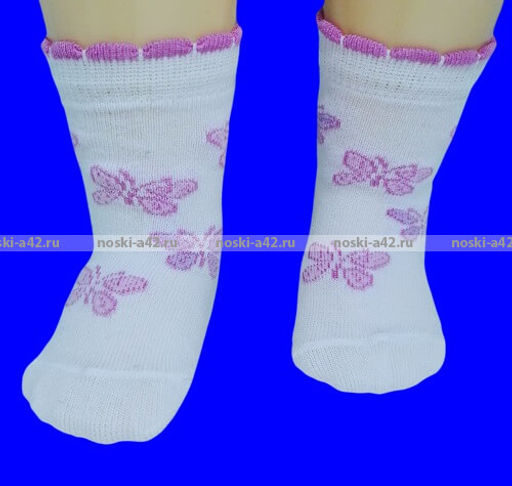 Цена за 10 пар. ЮстаТекс носки подростковые 3с20 хлопок на девочек