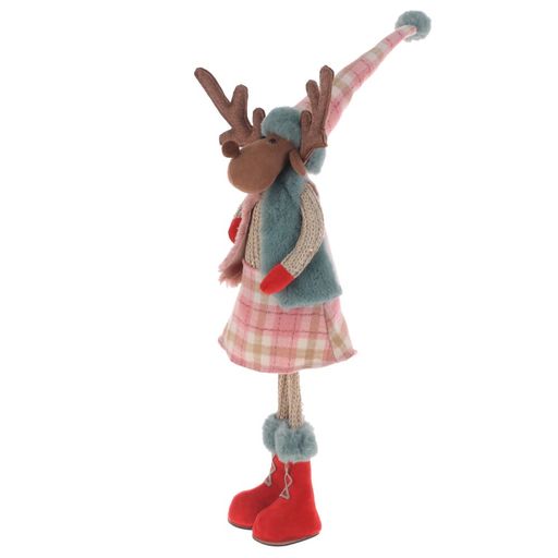 Игрушка набивная "Олень", L14 W12 H53 см, 2в.