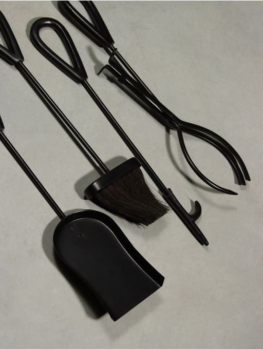 Каминный набор Кочегар сталь, 4 предмета, 17х17х63 см - Simaland фото 5