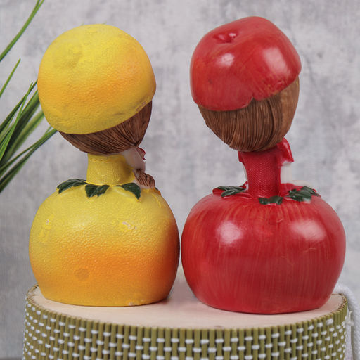Фигурка Яблоко/Лимон висячие ножки 2 штуки набор / 9620 /уп 60/_ - ГалеонТрейд фото 2