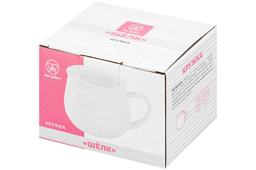 Кружка 400 мл 13,5*10*8 см Шелк - Elan gallery фото 5
