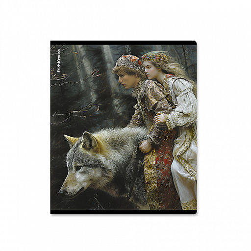 Цена за 5 шт. Тетрадь общая ученическая ErichKrause Russian Tales, 80 листов, клетка_MIX-PACK  фото 4