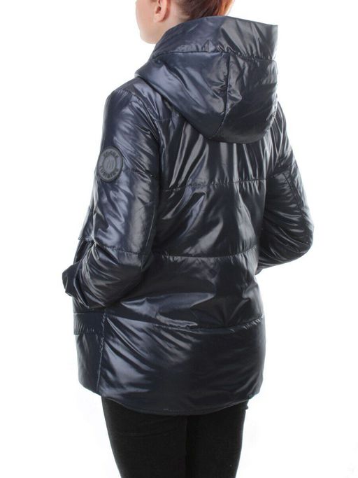 BM-909 DK. BLUE Куртка демисезонная женская COSEEMI (100 гр. синтепон) - Фабричный китай фото 5