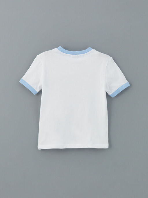 Bisiklet Yaka K?z ?ocuk Ti??rt