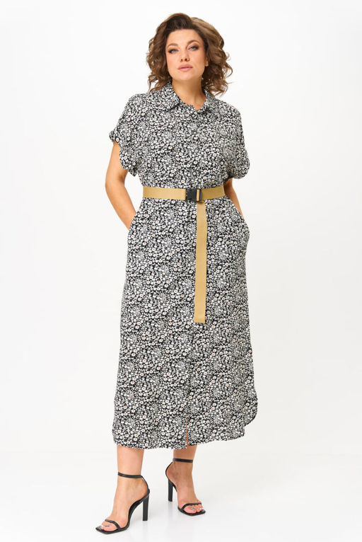 Платье Michel Chic 993/2 черный, белый  фото 6