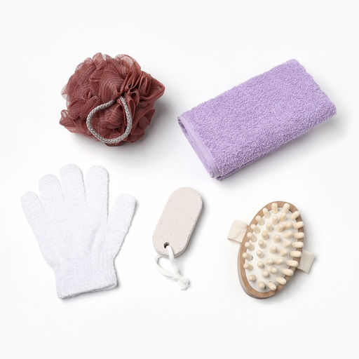 Подарочный набор Этель. Отдохни, полотенце 35?60 см, мочалка, пемза  фото 2