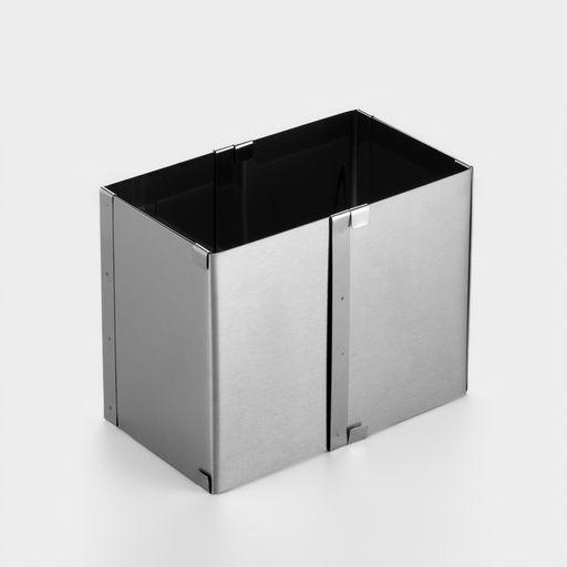 Форма для выпечки с регулировкой размера TAS-PROM «Квадратная», h=14 см, 10×10 - 18×18 см, нержавеющая сталь