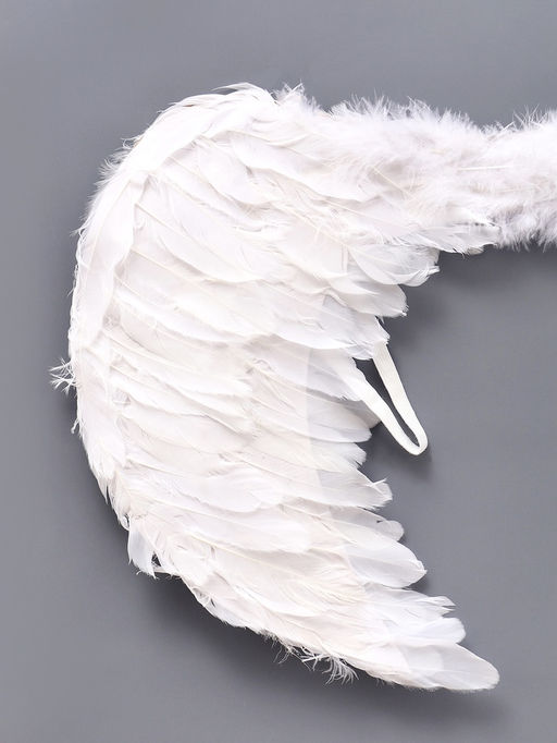 Крылья ангела, на резинке, белые - Страна карнавалия фото 3