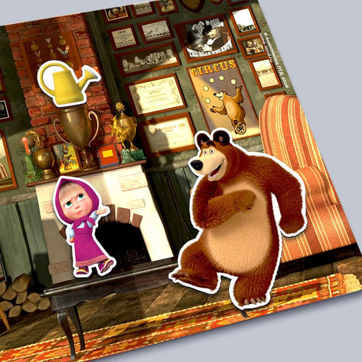 Магнитная игра Развивающий, Маша и Медведь  фото 4