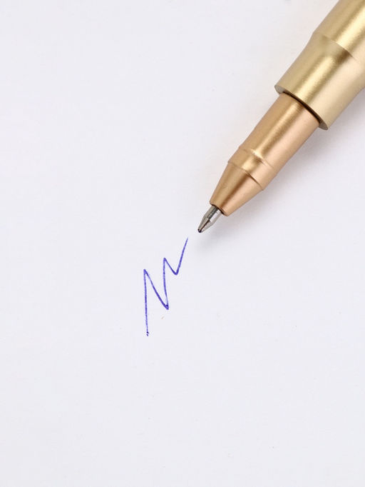 Ручка шариковая, синяя паста, пластик, пуля, на подложке Первому во всём - Artfox фото 4