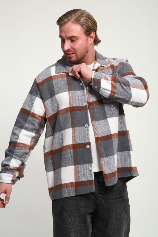 Рубашка мужская в клетку РМК-01