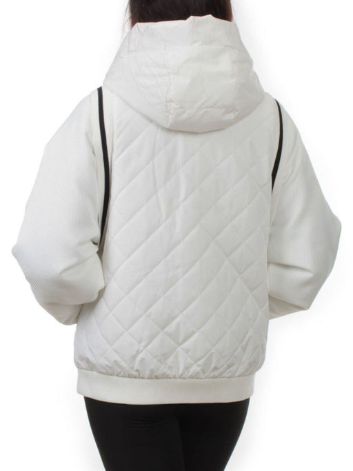 919 WHITE Куртка демисезонная женская (100 гр. синтепон) - Fashion фото 8