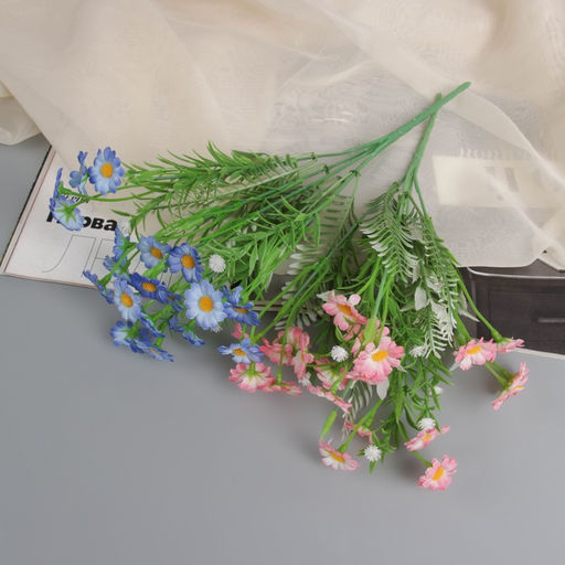 Цена за 2 шт. Букет искусственный Полевой галант, 24 см, МИКС - Simaland фото 5