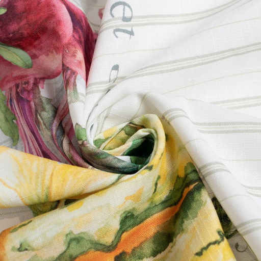 Скатерть Этель Vegetable 180х147 см, 100% хлопок, репс 210 г/м2  фото 7