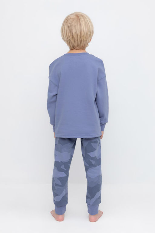 К 1547/24/пыльно-голубой джинс,геометрия пижама дет