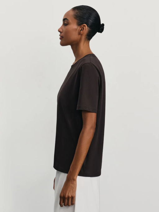 Базовая футболка из хлопка / Zarina  фото 4