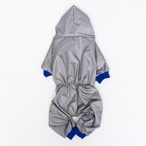 Комбинезон для животных, без подклада, M (ДС 24-26, ОШ 28, ОГ 34-36 см), серый - Simaland фото 9