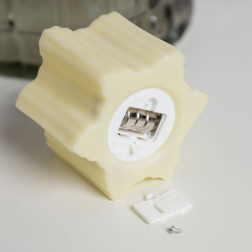 Цена за 12 шт. Светодиодная фигура «Снежинка» 7×8.5×8 см, пластик, от батареек AG13×3, свечение тёплое белое