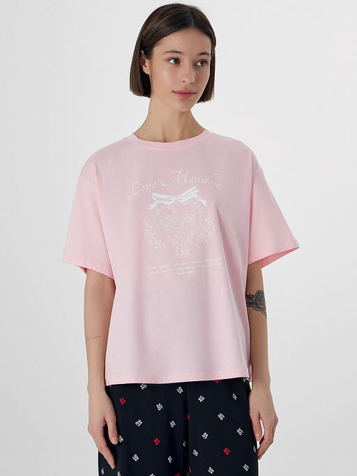 Комплект домашний женский розовый - Mark formelle фото 3